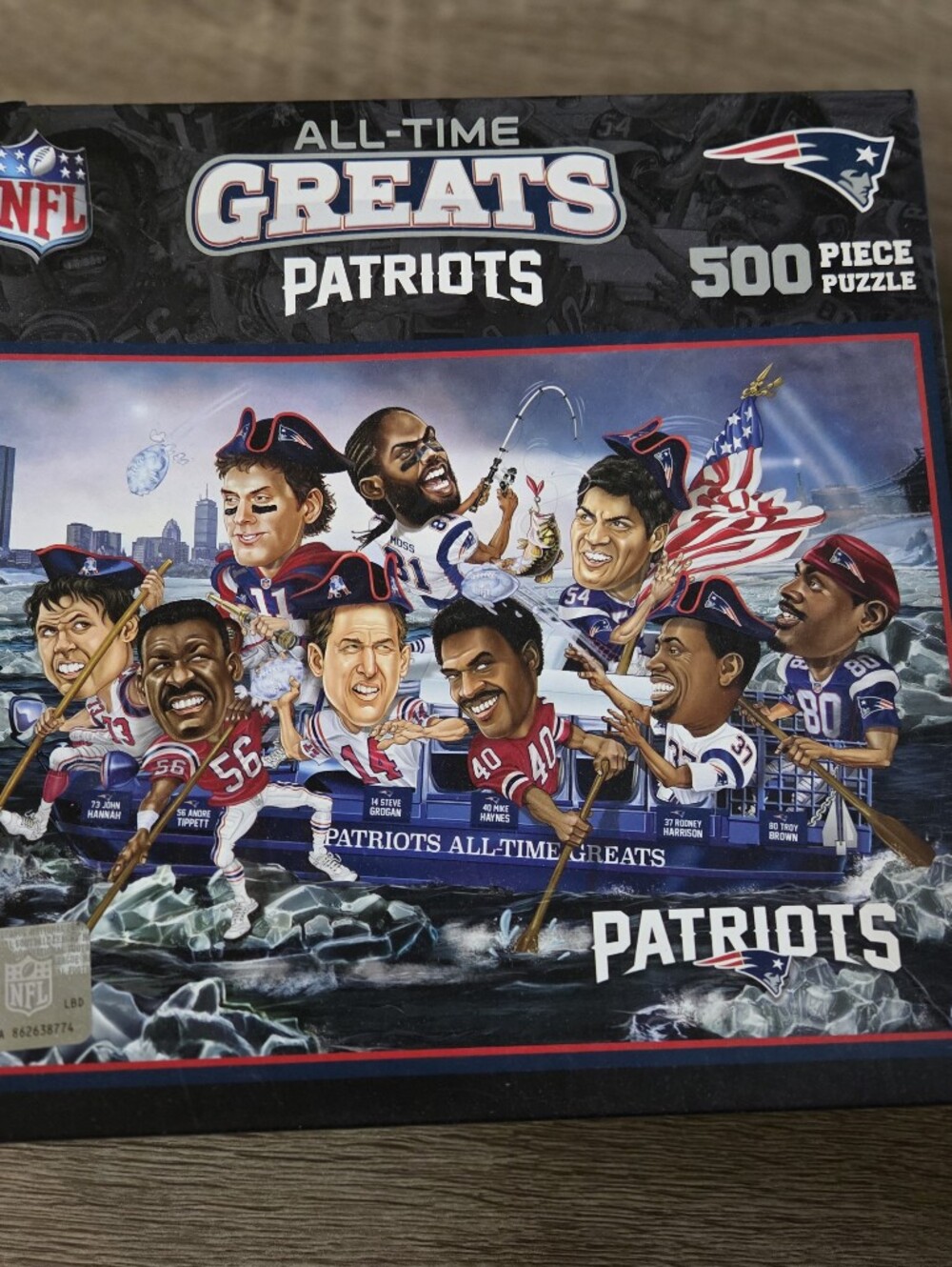 NFL New England Patriots Complete 500 Piece Jigsaw Puzzle